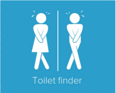 Entrer en contact avec Toilet Finder App
